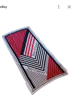 Juicy Couture Sheer Large Scarf